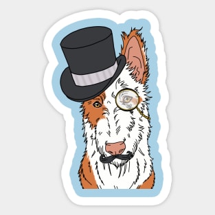 Dapper Dog Sticker